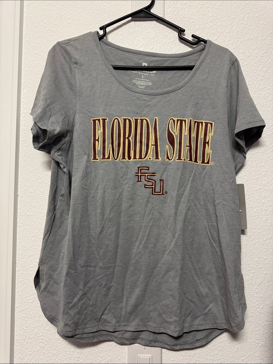 Colosseum Tops - Colosseum Gray Florida State Tee with Gold & Garnet Logo